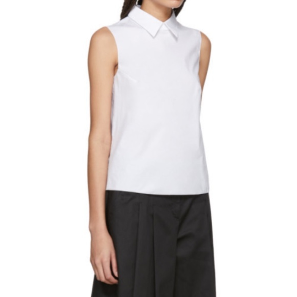 Jill sander navy poplin top